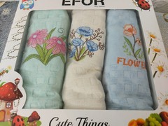 Комплект кухненски кърпи Цветя