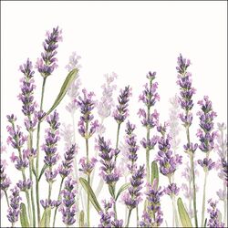 Салфетки Ambiente Lavender Shades White