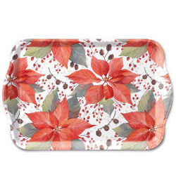 Поднос Ambiente Poinsettia and berries