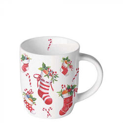 Коледна чаша Ambiente X-mas Stockings