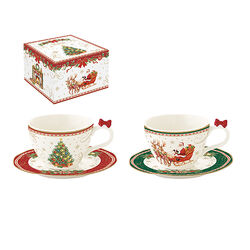 К-кт 2 чаши за кафе CHRISTMAS HERITAGE
